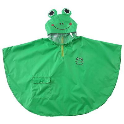 NineFit Basics Toddler Coverall Rain Suit Baby Kids Light Breathable Cloak Raincoat with Hood 1PC Poncho Suit for (Green, 5-6 Years)