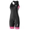 SLS3 Triathlon Suits Women - One Piece Tri Suit Women with Comfortable and Durable FRT Fabric - No Shelf Bra (Pink Rose, Small) view 1