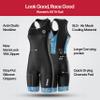 SLS3 Triathlon Suits Women - One Piece Tri Suit Women with Comfortable and Durable FRT Fabric - No Shelf Bra (Blue Rose, X-Small) view 4