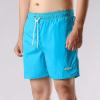 Muscularfit Men Shorts Casual Elastic Waist Swimming Trunks Summer Quick Dry Beach Shorts with Pockets Regular Fit Shorts Mens Shorts Casual Sky Blue L view 2