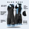SLS3 Triathlon Suits Women - One Piece Tri Suit Women with Comfortable and Durable FRT Fabric - No Shelf Bra (Blue Rose, X-Large) view 3