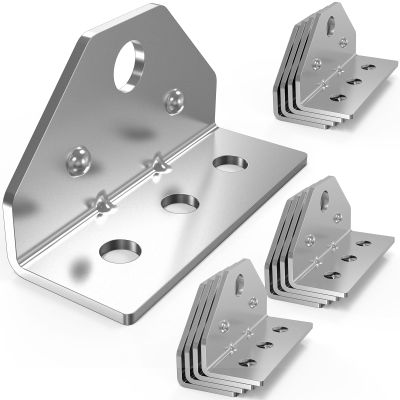 12 PCS Boat Trailer Top Angle Swivel Top Angle Bracket, Galvanized Bolster Bunk Board Adjustable Bracket for Boat Pontoon Trailer