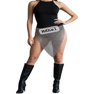 Handcrafted Aluminum Skirt Lightweight Festival Cosplay LARP Butted Metal Panty Armor