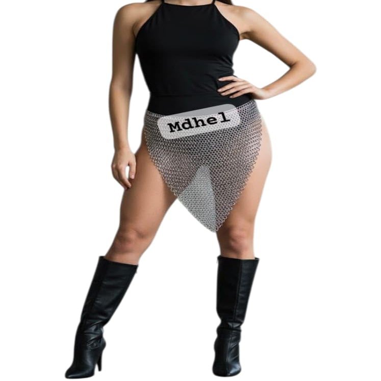 Handcrafted Aluminum Skirt Lightweight Festival Cosplay LARP Butted Metal Panty Armor