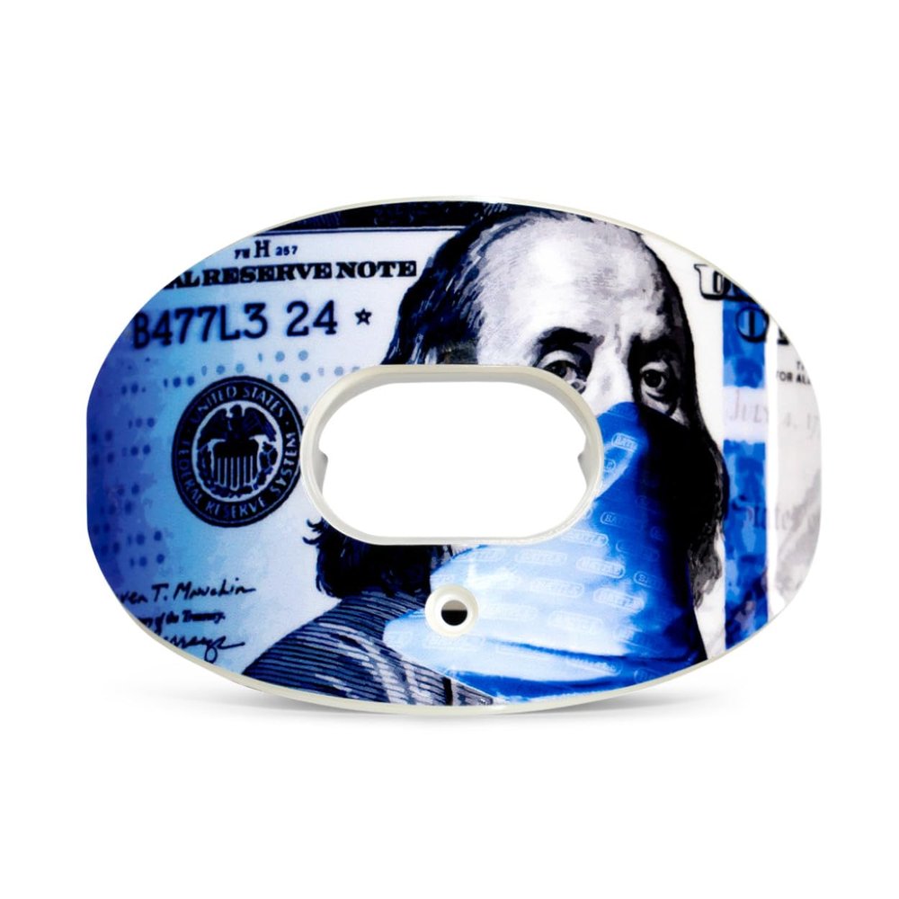Battle Sports Oxygen Football Mouthguard - Football Mouth Guard with Strap, Superior Airflow & Better Performance, Maximum Breathability, Works with Braces