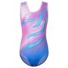 BAOHULU Gymnastics Leotard for Girls Kids Sparkle One Piece Practice Dance Outfit 5-14 Years B360_PinkBlue_12A view 1