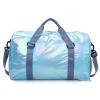 Yaopeing Gym Bag with Shoes Compartment,Sports Duffle Bag for Girls,Waterproof Travel Gym Tote Bags for Women,Blue view 2