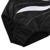 BAOHULU Gymnastics Leotard for Girls Kids Sparkle One Piece Practice Dance Outfit 5-14 Years B360_BlackWhite_12A view 3