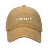 Baseball Cap Men Women Sheriff Embroidered Unisex Classic Adjustable Strapback Dad Hat (7 1/2,Khaki) view 1