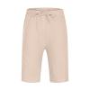 Amazon Outlet Clearance of Sales Today Mens Casual Shorts 11 Inch Inseam Cotton Linen Shorts Drawstring Elastic Waist Shorts Summer Fashion Beach Shorts camo Shorts for Men 2024 Khaki XL view 3