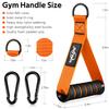 WALITO Exercise Handles, Replacement Cable Machine Attachments for Home Gym Equipment, Pulley System, Pilates, Resistance Bands, Strength Trainer, Heavy Duty Working Out Handles view 2