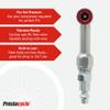Prestacycle Prestaflator Mini Pro, Bike Tire Inflator Head, Bicycle Air Pump Valve Presta Push-to-Inflate Tool for Air Compressor Lines, Bike Tools & Maintenance, Mini Pro Inflation Tool view 3