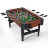 Foosball Table, 48'' Home Arcade Table Soccer with 4 Balls and 2 Cup Holders, Competition Foosball Table Set for Family Game Room, Adult Rrec Room, Basements or Bar view 1