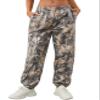 Eutten Women's Baggy Camo Sweatpants High Waisted Fleece Joggers Pants Fitted Sweat Pants with Pockets view 1