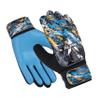 AlphaSports Soccer Goalie Gloves for Kids Boys, Youth and Adult Football Goalkeeper Gloves with 4mm Latex Palm and Double Wrist Protection (Cyan-Blue, Size 2 Suitable for 4 to 5 Year Old) view 1