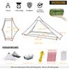 3F UL Gear Lanshan Ultralight Tent 4-Season Backpacking Tent for 1-Person Camping, Outdoor Lightweight Waterproof Professional Tent (1 Person-Green, 4 Season) view 3