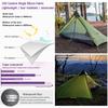 3F UL Gear Lanshan Ultralight Tent 4-Season Backpacking Tent for 1-Person Camping, Outdoor Lightweight Waterproof Professional Tent (1 Person-Green, 4 Season) view 4