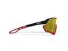 Bertoni Sport Cycling MTB Running Sunglasses for Men Women in TR90 Photochromic Polarized Yellow Wide Lens mod. ALPHA view 3