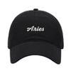 Baseball Cap Men Women Aries Embroidered Unisex Classic Adjustable Strapback Dad Hat (7 1/2,Black) view 1