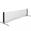 FLGMSOTS Portable Pickleball Net Set with Storage Bag, Folding Tennis Pickleball Net with Stand, for Park Backyard Gym view 1