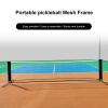 FLGMSOTS Portable Pickleball Net Set with Storage Bag, Folding Tennis Pickleball Net with Stand, for Park Backyard Gym view 2