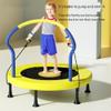 CHIPEL 40 Inch Trampoline with Handles Indoor/Garden Foldable Toddler Trampoline Kids Sports Jumper Foldable with Handrails (Size : 1M) view 4