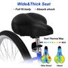 HH HILAND 26 Inch Womens Beach Cruiser Bike, Single Speed Commuter Bicycle with Rear Coaster Brake, Low Step-Through Frame, Comfortable Seat with Dual Springs, City Hybrid Bike for Women Men Adult view 4