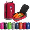 brooman Youth Adult Soccer Shoe Bag Sport Gear Waterproof Zippered Shoe Storage Organizer for Gym Golf Football Travel (Red) view 1
