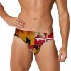 Zakqeik Flag of Maryland Men's Swim Trunk Sexy Swim Briefs Bikini Swimsuit Swimwear for Men S view 1