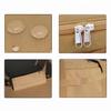 SXLINGDO Portable Camping Kitchen Cookware Bag, Travel Bag for Cooking Utensils, Outdoor Cutlery Storage Bag Tool Bag (Black), 38*27*25cm view 3