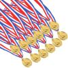 Veemoon 12pcs Football Match Medals Gold Award Medals for Student Sports Soccer Games view 1