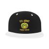 Army Drill Sergeant Badges Baseball Cap Men's Classic Flat Bill Snapback Hat Adjustable view 2