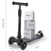 3 Wheel Scooter for Kids Ages 6-12,Kids Scooter with Light Up Wheels, Sturdy Deck Design, and 4 Height Adjustable Suitable for Kid Ages 3-12 view 2