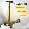 3 Wheel Scooter for Kids Ages 6-12,Kids Scooter with Light Up Wheels, Sturdy Deck Design, and 4 Height Adjustable Suitable for Kid Ages 3-12 view 4