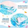 Girls Bathing Suits Long Sleeve Rashguard Sets Size 3t 4t Blue Tie Dye Swimsuit Toddler Kids Swimwear view 3