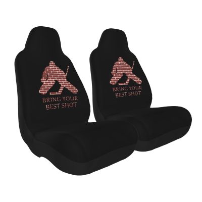 NUSDB Hockey Goalie Car Seat Covers, Universal Fit for Auto Truck Van SUV, Easy Install 2 Pack