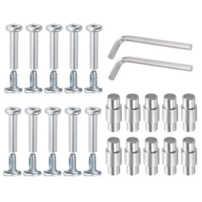 uxcell 10 Pcs Inline Skate Axle Spacer Screw Replacement, Roller Skate Replacement Accessories with Installation Tools