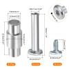 uxcell 10 Pcs Inline Skate Axle Spacer Screw Replacement, Roller Skate Replacement Accessories with Installation Tools view 2