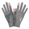 SUJAYU Fishing Gloves - Men & Women UV Protection, Sailing, Kayak, Paddling, Rowing Gloves - Sun Protection (Grey, Large) view 1