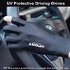 SUJAYU Fishing Gloves - Men & Women UV Protection, Sailing, Kayak, Paddling, Rowing Gloves - Sun Protection (Grey, Large) view 2