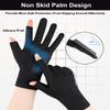 SUJAYU Fishing Gloves - Men & Women UV Protection, Sailing, Kayak, Paddling, Rowing Gloves - Sun Protection (Grey, Large) view 3