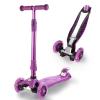 3 Wheel Scooter for Kids Ages 6-12,Kids Scooter with Light Up Wheels, Sturdy Deck Design, and 4 Height Adjustable Suitable for Kid Ages 3-12 view 1