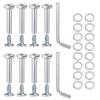uxcell 8 Pcs Inline Skate Wheel Socket Screws, Roller Skate Replacement Accessories 1.12 x 0.24 Shaft Hex Socket Screws with 2 Pcs Installation Tools view 1