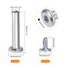 uxcell 8 Pcs Inline Skate Wheel Socket Screws, Roller Skate Replacement Accessories 1.12 x 0.24 Shaft Hex Socket Screws with 2 Pcs Installation Tools view 2