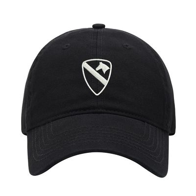 Baseball Cap Men Women Army 1st Cavalry Division Embroidered Unisex Classic Adjustable Strapback Dad Hat (7 1/2,Black)