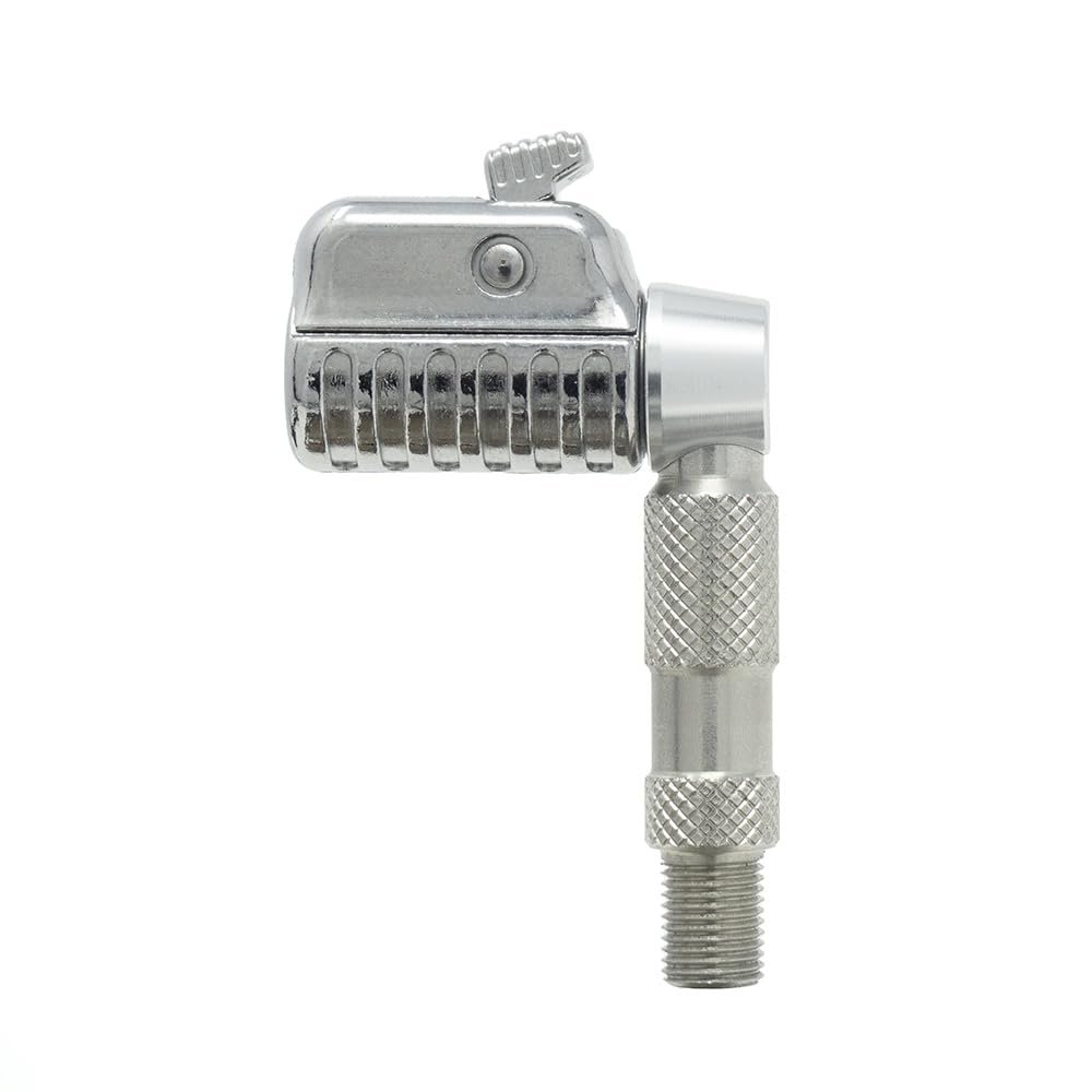 Prestacycle Pro Schrader Head Auto-Lock Valve Connector for Bike & Car Tires, High Flow Schrader Valve Adapter, Durable Pump Accessory
