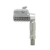 Prestacycle Pro Schrader Head Auto-Lock Valve Connector for Bike & Car Tires, High Flow Schrader Valve Adapter, Durable Pump Accessory view 1