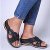 Orthotic Sandals For Women Dress Womens Orthotic Flips Flops Sandals Arch Support for Flat feet Orthopedic Slides Plantar Fasciitis Comfortable Walking Beach Shoes view 2