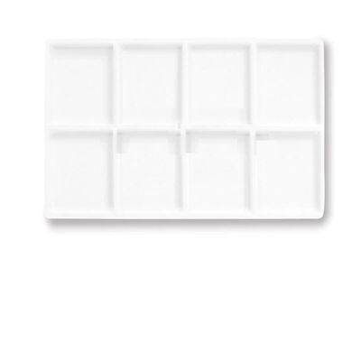 5 Pc 8 Compartment Display Tray Inserts (White)
