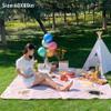 Lchkrep Picnic Blanket Beach Blankets 80"x60" Large Sandproof Waterproof Camping Portable Travel Blanket Play Mat for Outdoor Indoor Family Beach Park Grass,Hiking, Music Festival view 4
